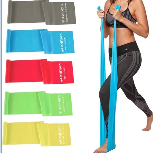 NEW: 5 piece Lianjindun Resistance Bands Set - Picture 6 of 6